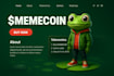 cruixie meme coin website, crypto token website, crypto presale landing page