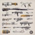 design unique weapons illustrations
