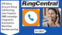 configure ringcentral IVR, routing, SMS, and automation