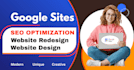 create google sites website with SEO optimization