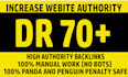 boost domain rating 40 plus