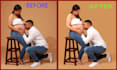 do photo retouching and with fast turnaround