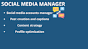 social media manager content