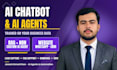 build an ai chatbot and n8n ai agent trained on your business data