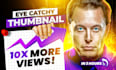 do documentary thumbnail design, attractive clickable thumbnail