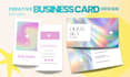 design a canva business card for artists and creatives
