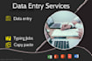 provide accurate and efficient data entry services
