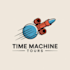 make amazing professional enhance time machine logo