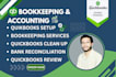 quickbooks online and xero bookkeeping, cleanup, setup, bank reconciliation