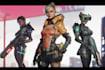 draw cyberpunk style character into city gaming