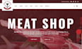 design profitable butcher shopify store seafood store restaurant website