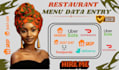 design sleek online menu on uber eats just eats deliveroo grubhub toast doordash