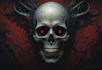 create dark art, horror or skull artworks illustration