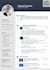design a creative CV with modern layout and optional qr code