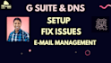 setup and fix google workspace, spf, dkim, dmarc, email deliverability issues