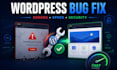 fix wordpress bugs and improve website speed