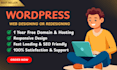 build a responsive wordpress website using elementor or wpbakery