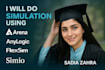 do simulation modelling using anylogic flexsim simio arena