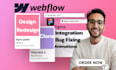 develop clone duplicate website to webflow bug fixing design figma to webflow