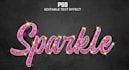 design unique professional glitter logo for you