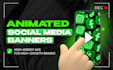 create animated GIF banner and ad design