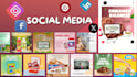 design social creatives for instagram, facebook, linkedin