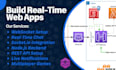 build real time web apps with websocket, nodejs, socketio, api integration