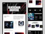 animated website 3d crypto website 3d blockchain animated website threejs