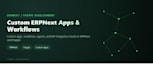 be your expert erpnext developer for customization