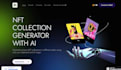 develop saas ai nft generator, ai nft marketplace, crypto meme website