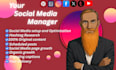 be your talented social media marketing manager and content creator
