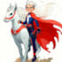 create fantasy, super hero character art