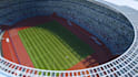 do a cgi rendering in unreal engine of a stadium venue, sports arena, facility