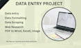 be your experienced data entry, web research and data scraping team