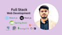 develop full stack web apps with java spring boot, react js, and next js