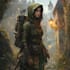 fantasy concept art game character,