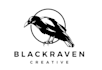 design an attractive raven, crow, bird logo