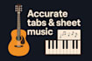 create accurate sheet music from your audio