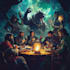 create dnd party art illustration