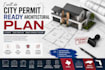 do city permit ready architectural plan for texas houston north carolina florida