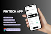 design fintech app, wallet app dashboard, banking app, crypto app in figma