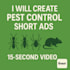 create pest control promo ads video for your business