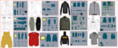 create garment patterns for t shirts jackets hoodies pants and kidswear
