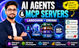 build ai agents, multiagent systems, and mcp servers using langchain crewai
