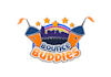 make unique amusements fun logo for bounce buddies
