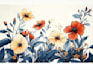 draw botanical illustrations of flowers