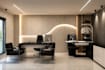 design modern commercial office interior,2d floor plan realistic 3d rendering