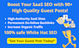 provide high quality saas guest posts for SEO