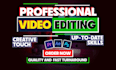 do simple, quick and minimal video editing for youtube, instagram and tiktok