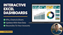 create an interactive excel dashboard with charts, kpis and slicers